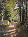 Allee sous-bois en Normandie  1882