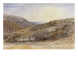 Landscape with Setting Sun  Devon