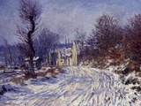 Route de Giverny en Hiver  1885
