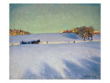 A Sleigh in a Snowbound Landscape
