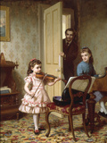 A Rehearsal on the Sly  1875