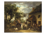 In Front of the Bell Inn  1793