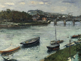 La Berge et le Pont d'Argenteuil  1882