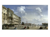 A View of the Royal Palace  Berlin  looking West towards Unter den Linden