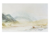 The Wetterhorn from near Rosenlaui  Switzerland  probably 1844