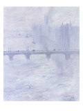 Westminster Bridge and the Houses of Parliament  1898