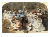Le Chahut au Bal de l'Opera  1851