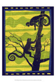Woodblock Monkeys