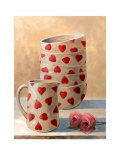 Breakfast Heart Bowls  Jug and Rose