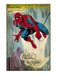 Marvel Comics Retro: The Amazing Spider-Man Comic Panel (aged)