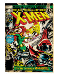 Marvel Comics Retro: The X-Men Comic Book Cover 105  Phoenix  Colossus  Storm  Firelord (aged)