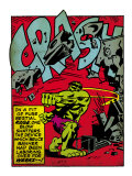 Marvel Comics Retro: The Incredible Hulk Comic Panel  Rage and Crash (aged)