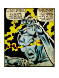 Marvel Comics Retro: Silver Surfer Comic Panel  Unleashing Power (aged)