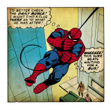 Marvel Comics Retro: The Amazing Spider-Man Comic Panel (aged)