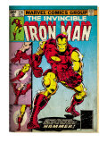 Marvel Comics Retro: The Invincible Iron Man Comic Book Cover 126  Suiting Up for Battle (aged)