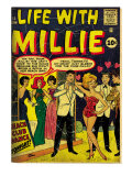 Marvel Comics Retro: Life with Millie Comic Book Cover 13  Bathing Suit  Beach Club Dance (aged)
