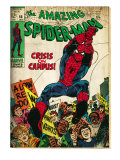 Marvel Comics Retro: The Amazing Spider-Man Comic Book Cover 68  Crisis on Campus (aged)