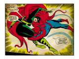 Marvel Comics Retro: The Amazing Spider-Man Comic Panel  Medusa (aged)