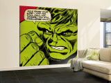 Marvel Comics Retro: The Incredible Hulk Comic Panel (aged)