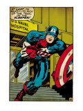 Marvel Comics Retro: Captain America Comic Panel  US naval Hospital (aged)
