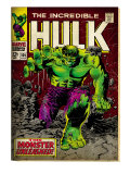 Marvel Comics Retro: The Incredible Hulk Comic Book Cover 105 (aged)