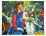Girl with Aquarium  c1914