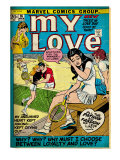 Marvel Comics Retro: My Love Comic Book Cover 16  Tennis  Pathos and Passion (aged)