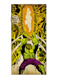Marvel Comics Retro: The Incredible Hulk Comic Panel (aged)