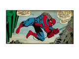 Marvel Comics Retro: The Amazing Spider-Man Comic Panel (aged)