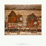 Houses with Colored Wash  c1914