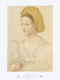 Portrait of a Lady with Goldhaube und Perlenkette