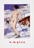 Nude in Front of a Cottage