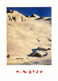 Mountain Pastures in Snow