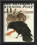 Crow and Rabbits  c1916