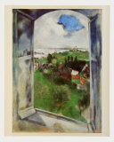 Window with View on the Island Bréhat  c1924