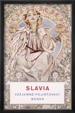 Mucha Nouveau Czech Bank Poster