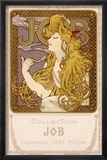 Mucha Nouveau Job Calendar Poster