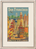 United Airlines: San Francisco  c1950