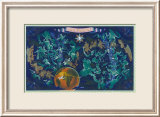 Air France: Celestial Map with Constellations and Zodiac  c1950