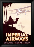 Imperial Airways  England-Egypt-India