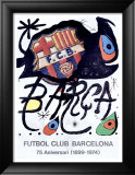 MIRO SOCCER BARCELONA POSTER