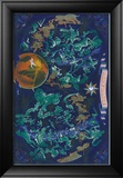 Air France: Celestial Map with Constellations and Zodiac  c1950