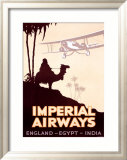 Imperial Airways  England-Egypt-India