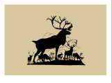 Elk Silhouette V