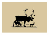 Elk Silhouette I
