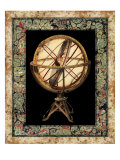 Globe with Marble Border II