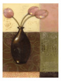 Ebony Vase with Tulips II