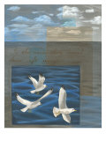 Three White Gulls I