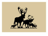 Elk Silhouette III
