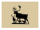 Elk Silhouette IV